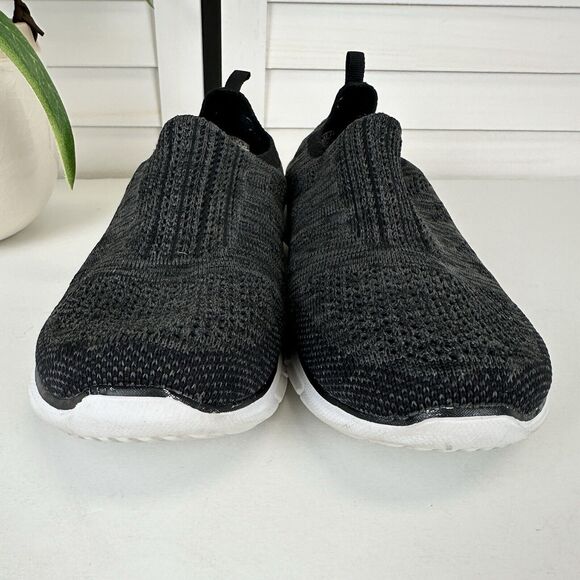 Skechers Glider Stunner Black Air‎ Cooled Memory Foam Sneaker Shoe Size 9.5 - Picture 4 of 9